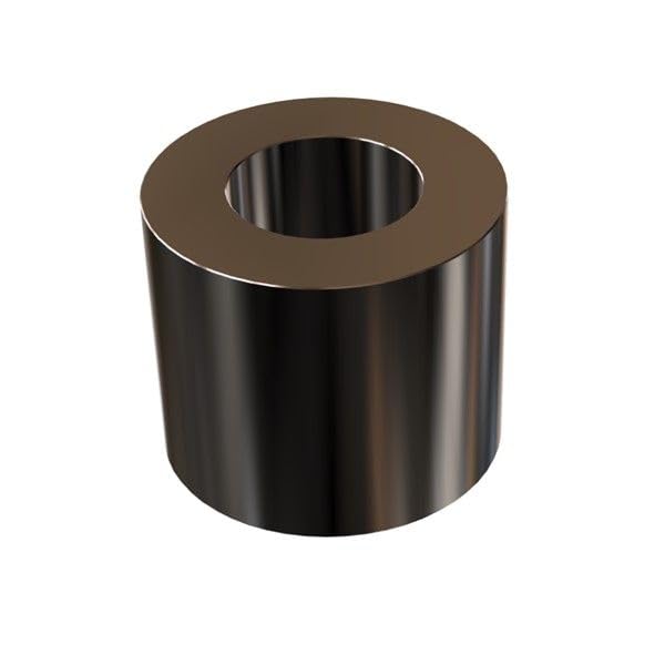 Aluminum Spacer Black 3/4" OD x 3/8" ID x Choose Your Length, Round Spacer Unthreaded Standoff Bushing Plain Finish, Fits Screws Bolts 3/8" or M10 by