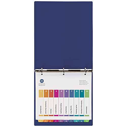 Avery 11165 Extra-Wide Ready Index Dividers For 3 Ring Binders, 10 Tab Set thumb #7