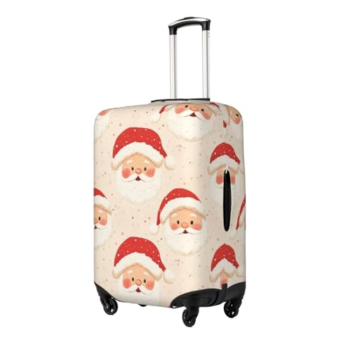 Christmas Santa Claus Luggage Cover Protector Elastic Washable Anti-Scratch Suitcase Covers With Zipper Closure For Luggage 18-32 Inch Small2