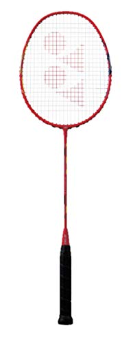 YONEX Duora 77 (2019) Badminton Racquet (Red/Yellow/Black) - Prestrung
