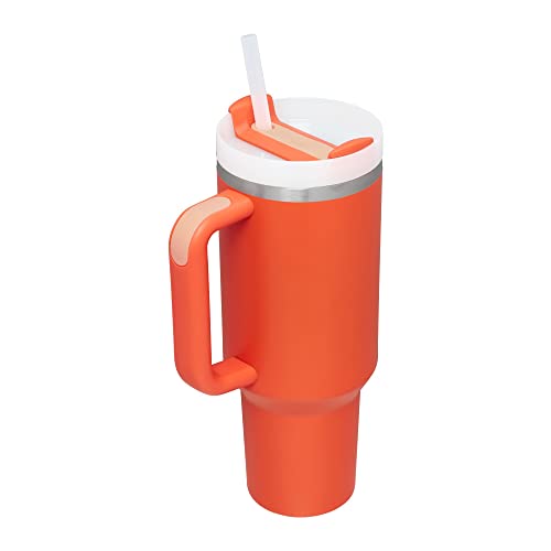 Image of STANLEY Quencher H2.0 Tumbler with Straw 40 oz | Flowstate 3-Position Lid | Cup Holder Compatible for Travel | Insulated Stainless Steel Cup | BPA-Free | Tigerlily