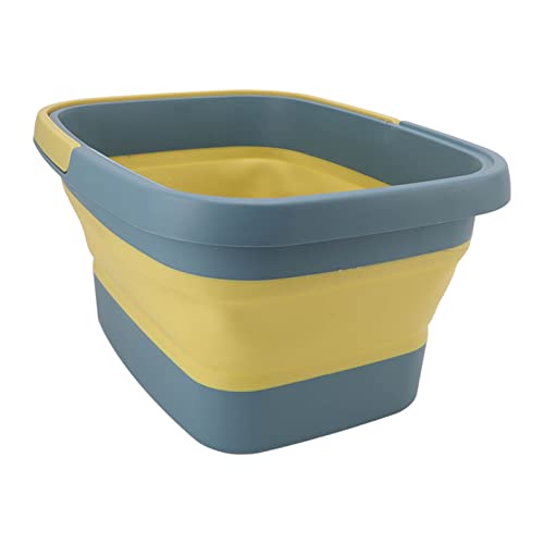 Bañera plegable de silicona para pies color verde miniatura 5