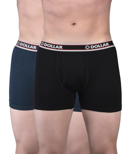 Image of Dollar Bigboss Men's Solid Cotton Trunk (Colour May Vary)