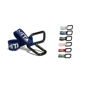 1 Paar Haken für Kinderwagen Uamita mit Karabinerhaken aus Aluminium und Klettverschluss für die Befestigung am Schieber des Kinderwagens