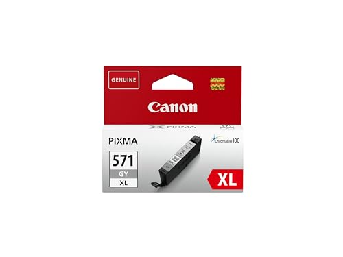 Canon CLI-571GY XL Ink Cartridge, Grey, High