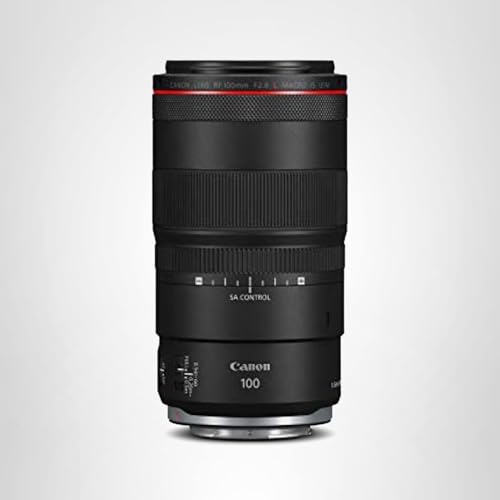 Canon RF100mm F2.8 L Macro is USM Lens, Medium Telephoto Lens, Macro Lens, Compatible with EOS R Series Mirrorless Cameras, Black