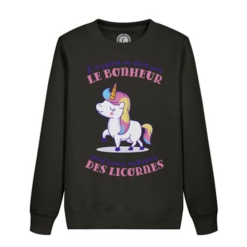 Sweatshirt enfant licorne en coton doux pour garder votre fille au chaud