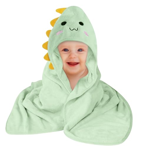 Voarge 1 Pieza Toalla para Bebés con Capucha, Absorbentes Suaves Recien 0-3 años Albornoz