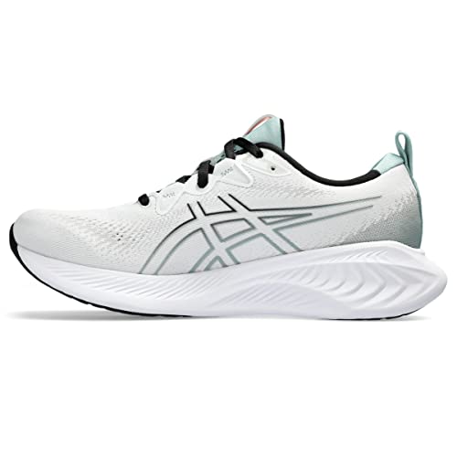ASICS Men's Gel-Cumulus 25 Shoes, 12, White/Black4