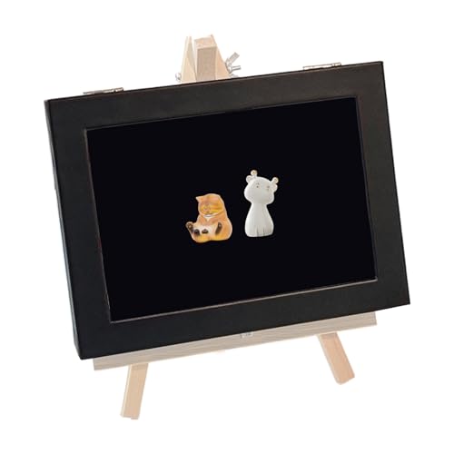 壁掛け&卓上シャドーボックス ピンフレームディスプレイケース コレクターバッジオーガナイザー 金属製 アウトドア記念品バッジ展示フレーム 毛布張りピン収納ケース 卓上両用 胸針・メダル・トレーディングバッジ用 コレクション展示架 ディスプレイケース マグネ