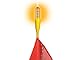 Rocket GSRKT-6ANF 6-12 Volt Super Bright Non-Flashing LED Light with Heat-Shrink Tubing for Flagstaff Gorilla Strength Whip, 6 Amber
