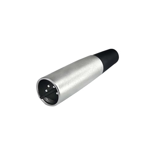 Image of MX 3 Pin XLR Microphone pin Pure Copper Nickel Plated for High Conductivity microphone (4 Pin Male XLR, Pack of 2, Male Connector)