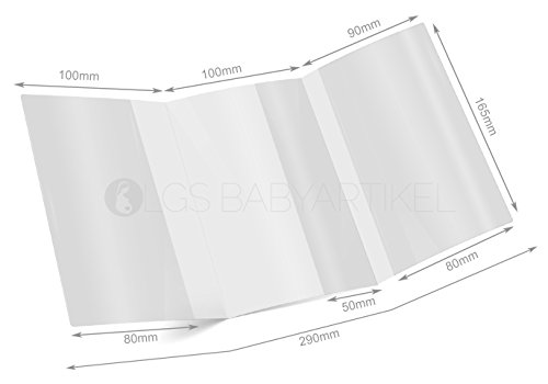 Olgs Mutter-Kind-Pass Hülle | Transparente MKP Schutzhülle aus Österreich | Mit Extrafach für Ultraschallbilder | Mutterkindpass Organizer | Blanko Etui - 1 Stück