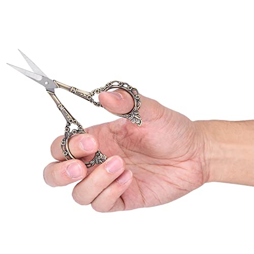 Tijeras de bordado, tijeras de sastre de acero inoxidable de alta calidad para costura, manualidades y álbumes de recortes, herramienta funcional decorativa