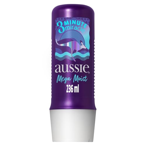 Tratamento Aussie Mega Moist 3 Minute Miracle Abacate e Óleo De J...