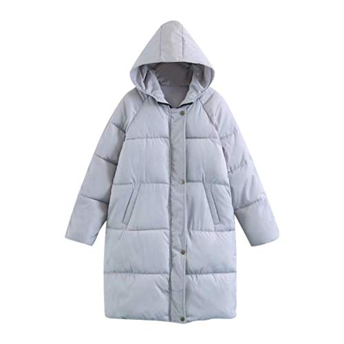 MEEYA 2019 Fashion Solid Pea Coat for Women, Warm Zipper Buttons Long Warm
