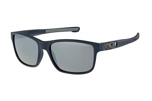 Image of O'NEILL Convair 2.0 Polarized Rectangle Sports Sunglasses for Men, 57 mm, UV400 Protection, Matte Navy /Grey