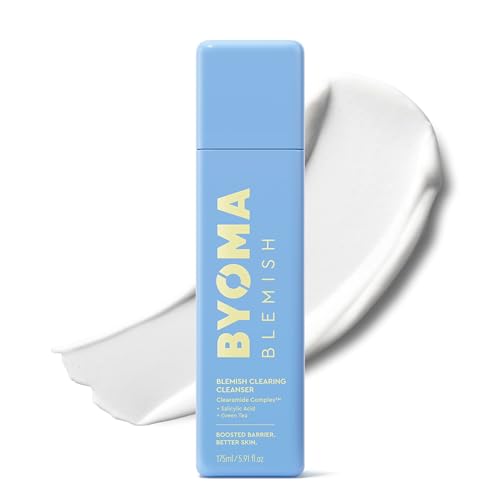 BYOMA Blemish Clearing Cleanser (175ml) For Acne-Prone Skin Soothes and Hydrates Reduces Post-Blemish Marks Unclogs Pores with Salicylic Acid for Smooth Healthy Skin