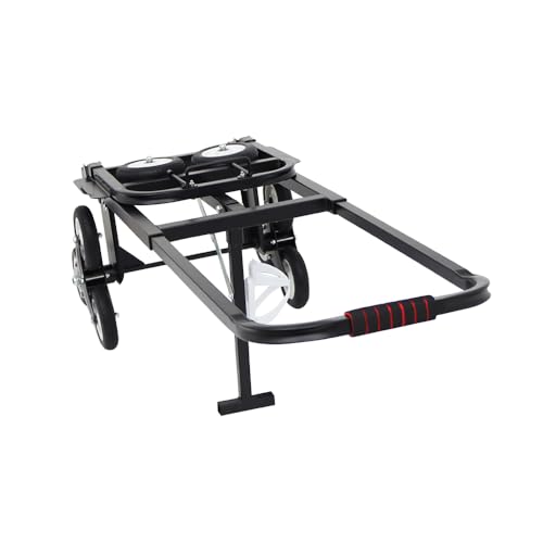 Carretilla plegable para escaleras con 6 ruedas y soporte miniatura 7