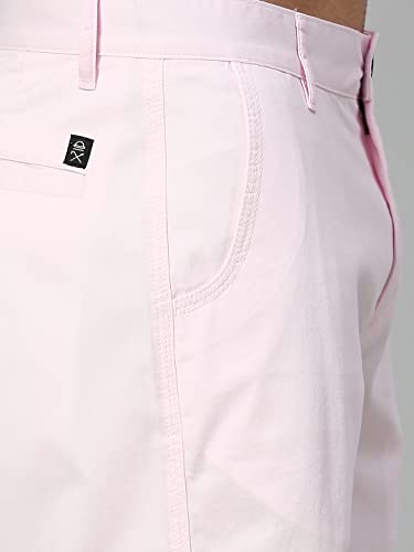 Image of Thomas Scott Men's | 100% Cotton | Solid | Above Knee | Button Closure | Chino | Casual Shorts for Men