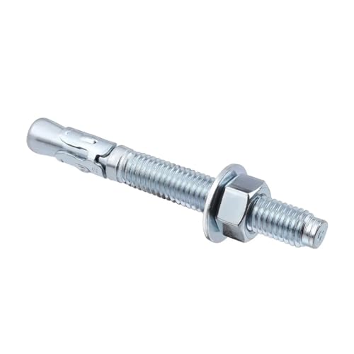 Anchor Bolts M12 x 90 mm (20 uds) | Galvanized Steel | Metal Expansion Anchors for Concrete and Stone