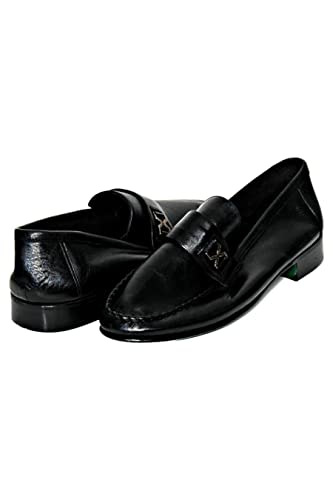 eworldpartner Mayorka Handmade Leather Soft Herren Loafer - Oguzhan Schuhe (Braun, Eu_Footwear_Size_System, Adult, Numeric, Medium, Numeric_38_Point_5) Cover