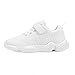YAVY White Tennis Sneakers Knitted Shoes for Girls Kids Sneakers Boys Fashion Lightweight Running Breathable Athletic Shoes for Big Kid Size 5
