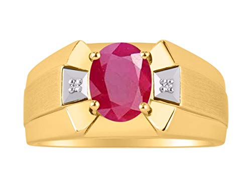 Bague ovale argent 925 plaqué or jaune Rylos anti-ternissement