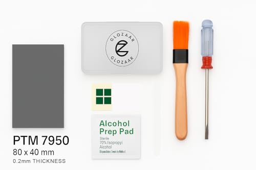 Image of PTM7950 80x40mm x 0.2mm Thermal Pad Phase Change for Heatsink Thermal Paste for CPU GPU Laptop PS5 Steam Deck ETC