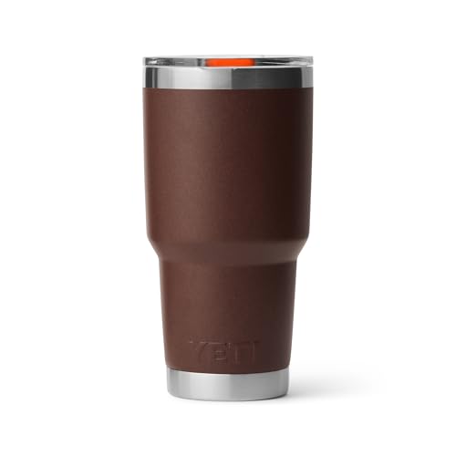 Image of YETI Rambler 30 oz Tumbler, Stainless Steel, Vacuum Insulated with MagSlider Lid, Wetlands Brown