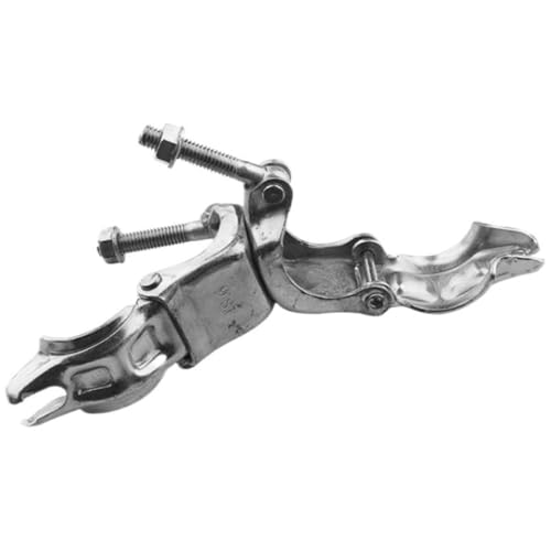 Scaffolding Clamps, British Type, For 1-3/4" to 1-9/10" OD Tube, Swivel at Any Angles,Galvanized, 4 Pack (XZKJ48)