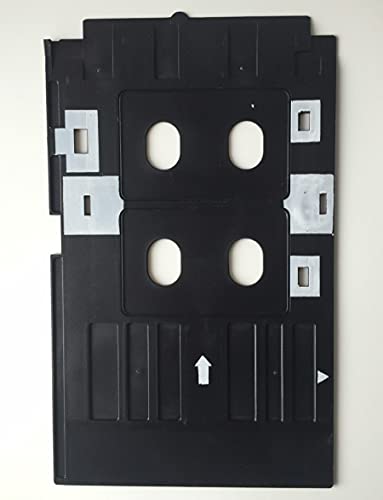 MTGJFDDFO 2X PVC ID Card Tray Plastic Card Printing Tray for Epson R260 R265 R270 R280 R290 R380 R390 RX680 T50 T60 A50 P50 L800 L801 R330