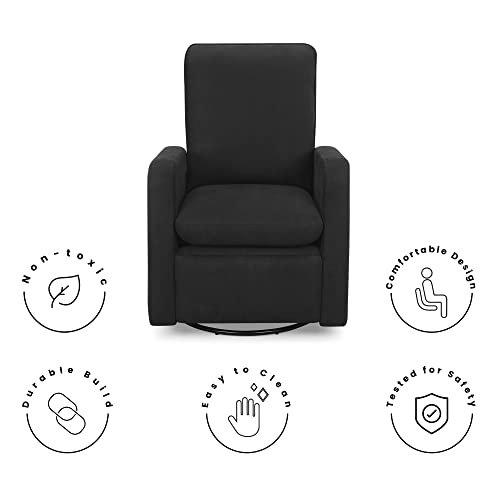 Sillón reclinable moderno negro miniatura 7