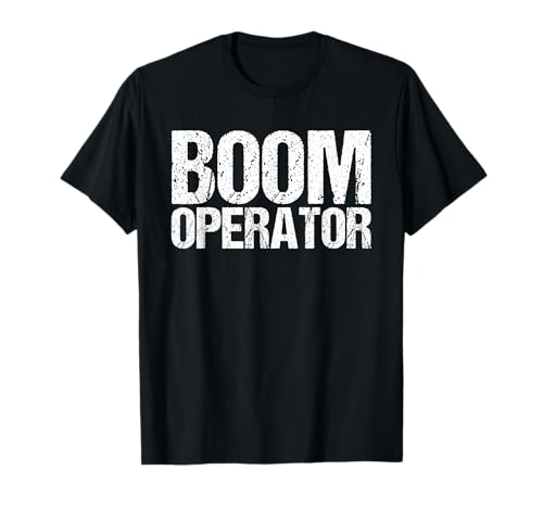 Boom Operator Camisa Película Equipo Película Personal Película