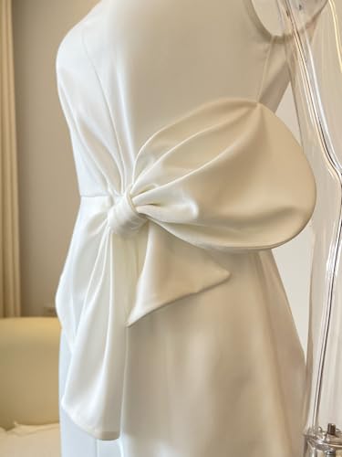 Fashion Business Solid Color Bow Vest Dress Plus4