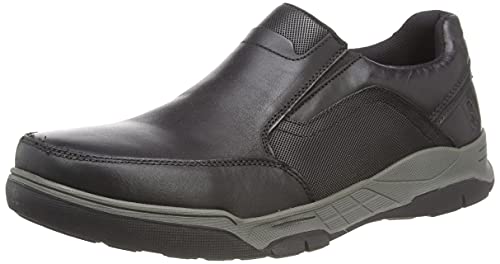 Hush Puppies Fletcher - Zapatos de Piel para Hombre, Black, 44.5 EU Hush Puppies Fletcher - Zapatos de Piel para Hombre, Black, 44.5 EU