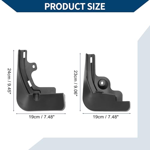 Image of Mud Flaps Splash Guards W /Mount Accessories for Citroen C5X 2021-2022 Front Rear Mud Guards 1 Set