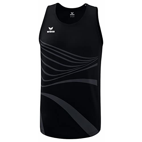 Erima Herren Racing 2.0 Funktionelles Singlet (8282304), schwarz, XL