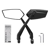 bicicleta para bicicletas eléctricas izquierda-retrovisor plegable de 360°,21cm mango, adecuado para manillares 22-25 mm bicicletas de MTB y de carretera-VIVIIHOO