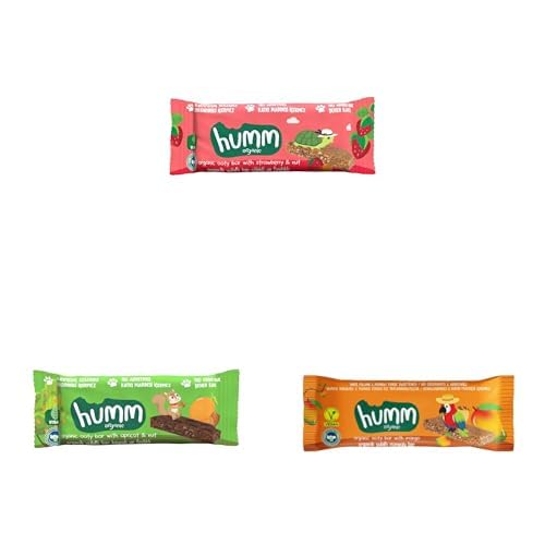 Organik Vegan Çilekli Kayısılı ve Mangolu Yulaf Bar Atıştırmalık Paketi - 6 adet (3 çeşit)
