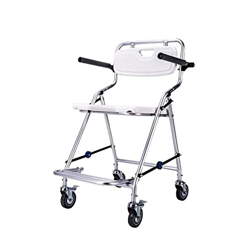 Duschstuhl Fahrbar Hohenverstellbar Klappbar Faltbar Eimer Kinder Dusch...