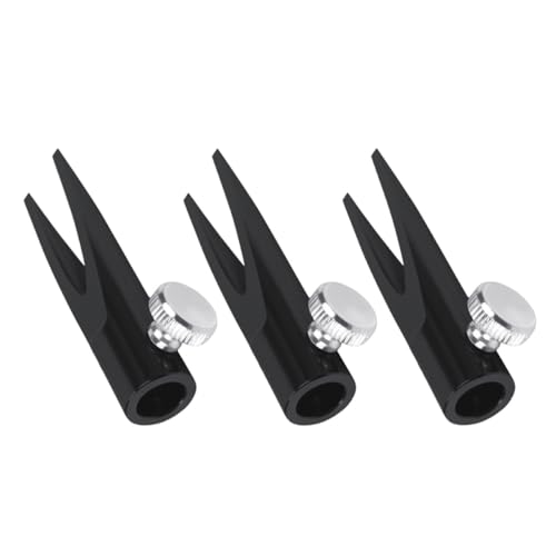 Gadpiparty Sacapuntas Manual Herramienta Versátil y Estable para Cejas Paquete de 3 Unidades de Aleación de Aluminio Dorado Diseño en Forma de U para Tareas Creativas y Educativas
