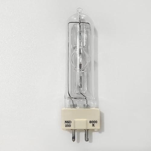 ADZJOY 1 lampada for illuminazione da palco MSD 250/2 NSD MSD250W Watt 90V MSR Lampadina 8000K Lampada a ioduri metallici Retroilluminazione da discoteca Lampadina al quarzo