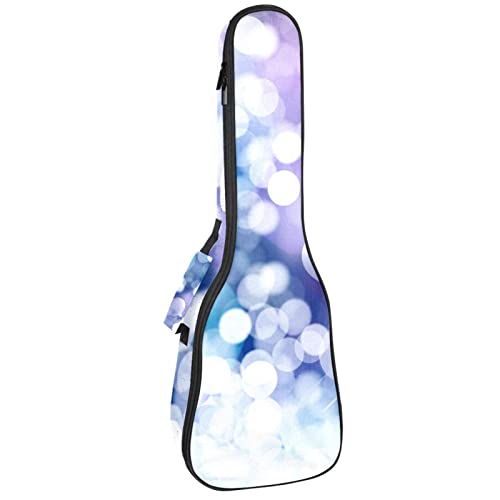 Sac de transport pour ukulélé de Noël abstrait avec lumières de neige 53,3 cm, 58,4 cm, 66 cm, double bandoulière et… - Les Beatles, Paul McCartney, John Lennon, RIngo Starr, George Harrison Sac de transport pour ukulélé de Noël abstrait avec lumières de neige 53,3 cm, 58,4 cm, 66 cm, double bandoulière et…