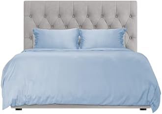 Hotel Sheets Direct Duvet Cover Bed Linen Set, 3 -Piece Set, Light Blue, Full