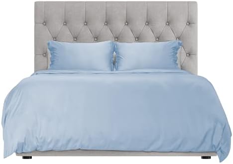 Hotel Sheets Direct Duvet Cover Bed Linen Set, 3 -Piece Set, Light Blue, Full