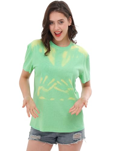 AINIKO Unisex Adult Heat Reactive Color Changing T-Shirt, Crew Neck Cotton Short Sleeve Tee Green