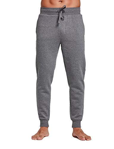 CYZ Men's Jogger Sweatpants Tracksuit Bottoms Training Running Trousers,Dark Grey,Small