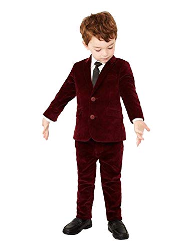Costume velours garçon Ulnomio ensemble de smoking confortable pour fête