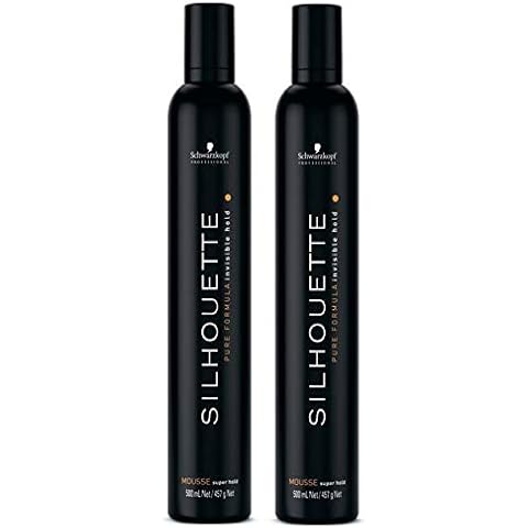 2er Super Hold Mousse Haar Schaum Silhouette Styling Schwarzkopf 500 ml Cover